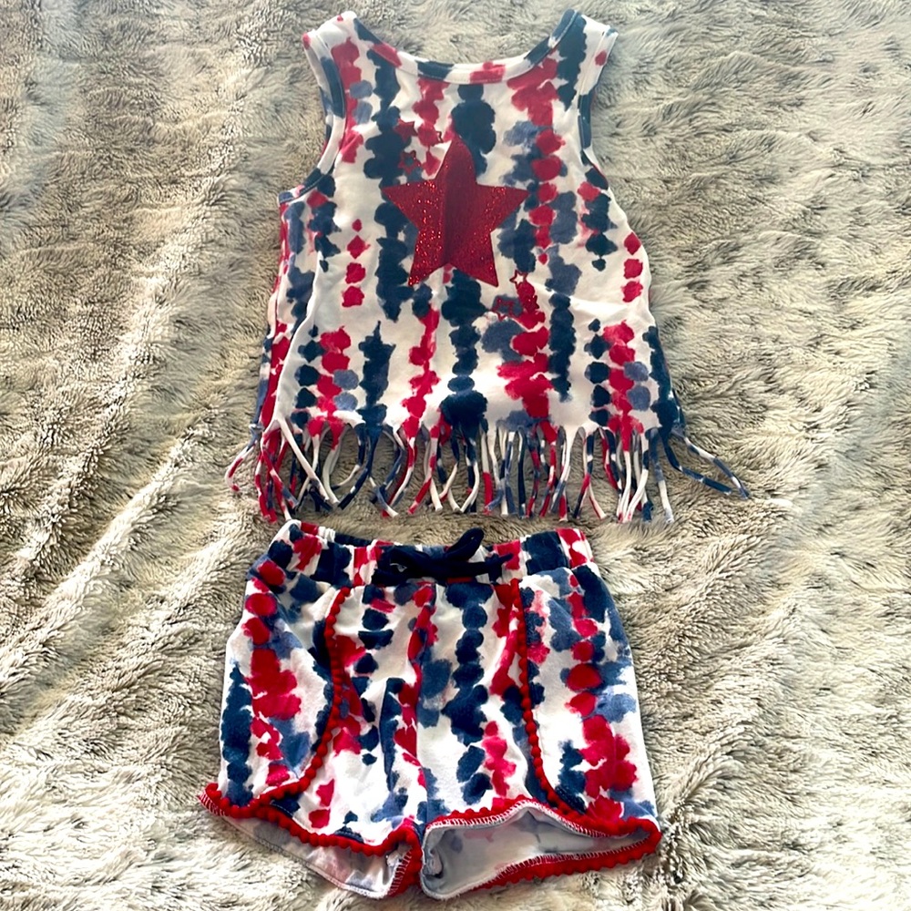 Patriotic Toddler Girl Set